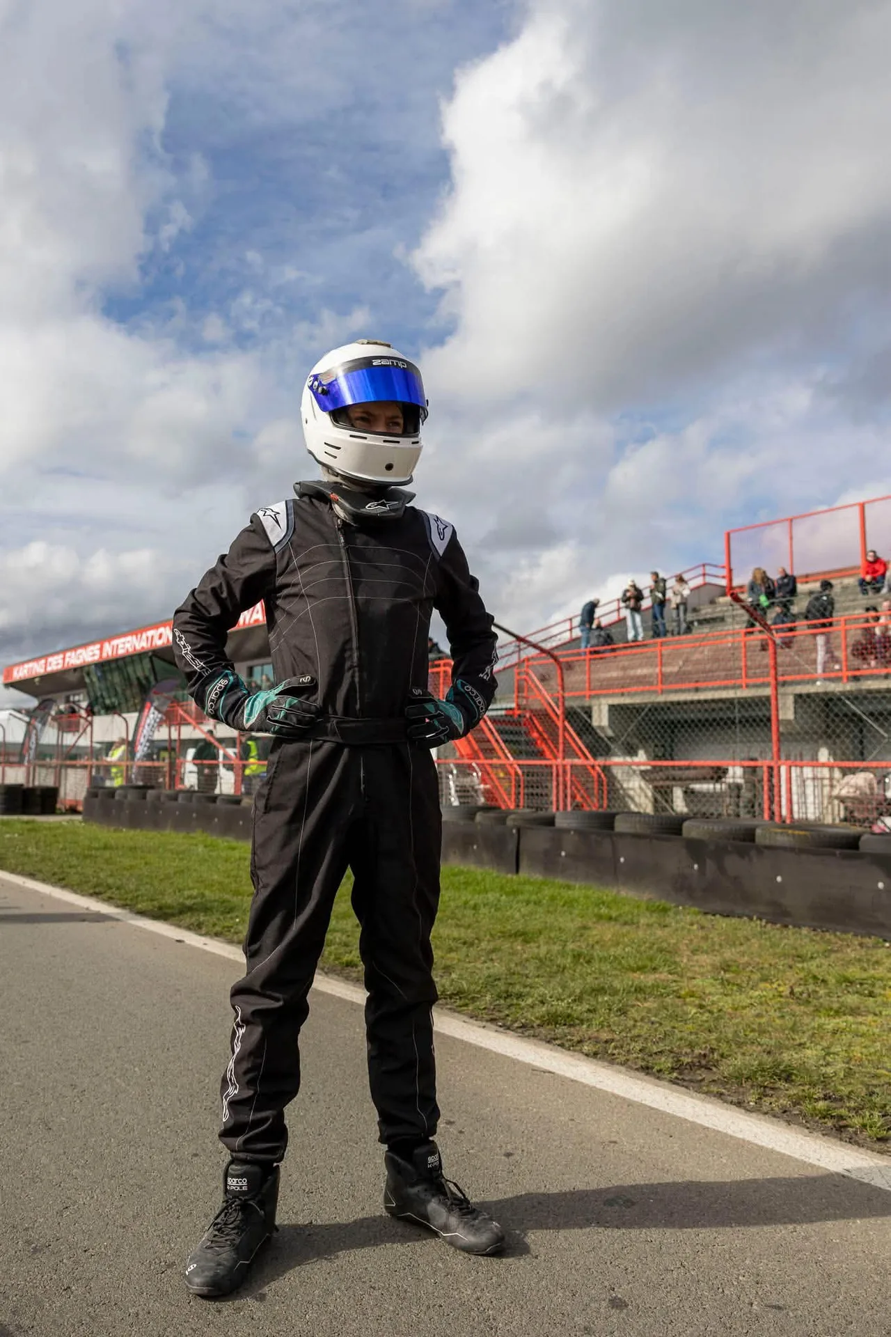 Linus ved Karting des Fagnes i Belgien