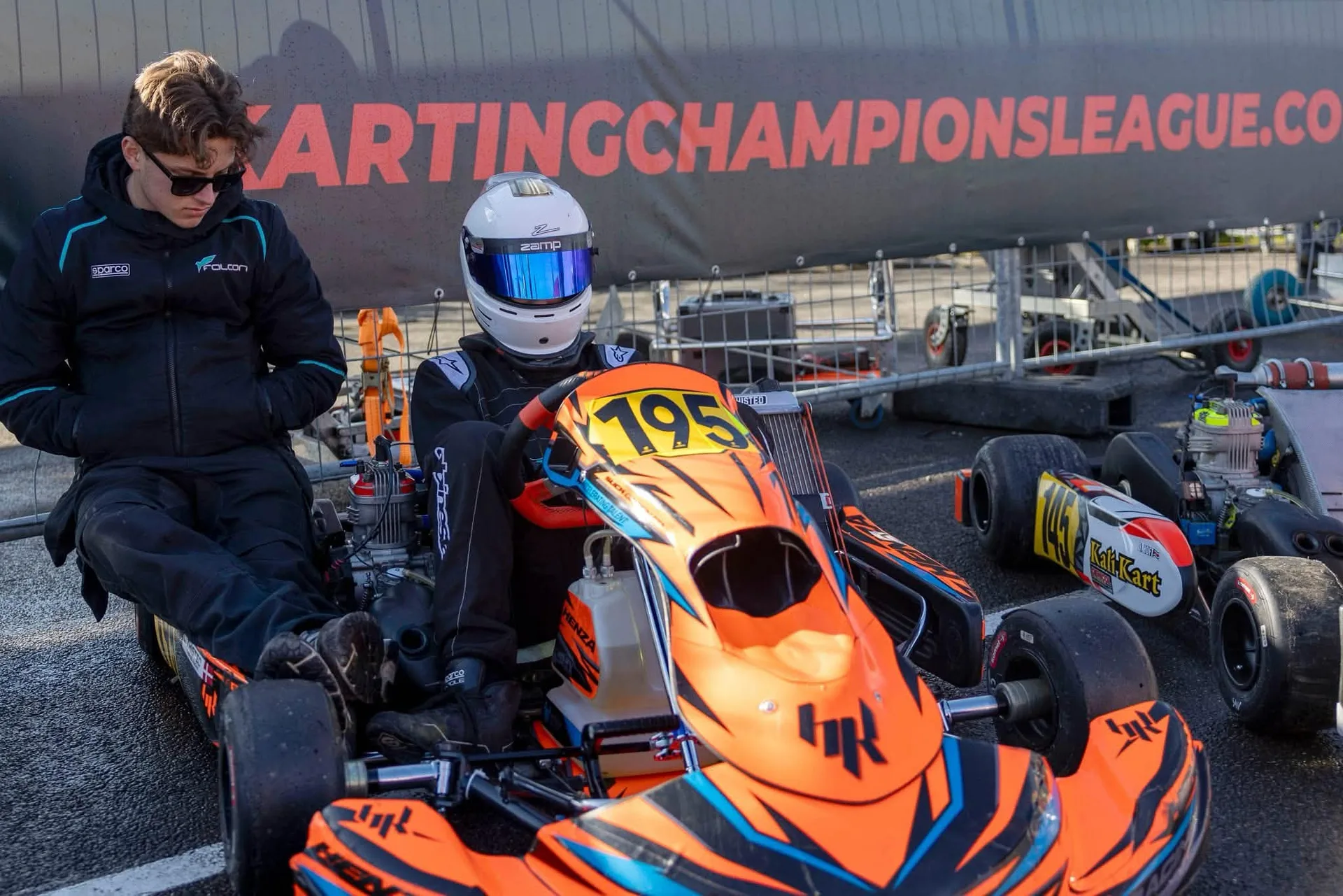 Linus i #195 ved Karting Champions League